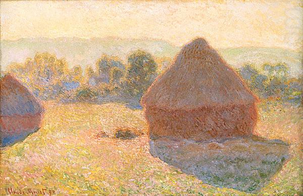 Claude Monet Meules, milieu du jour china oil painting image